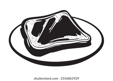 vector silhouette of a Classic French