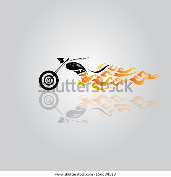 vector\
Silhouette of classic motorcycle. motorcycle\
icon