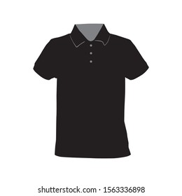Vector silhouette of clothes, t-shirts and sweatshirts