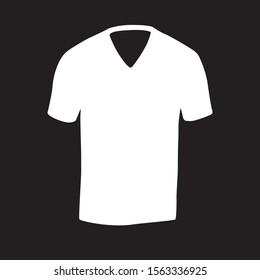 Vector silhouette of clothes, t-shirts and sweatshirts