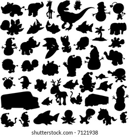 Vector Silhouette Collection