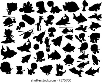 Vector Silhouette Collection