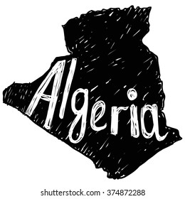 vector silhouette of country