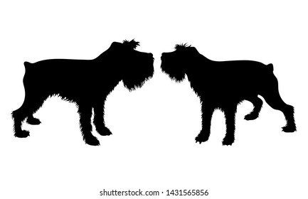 カップル シルエット 犬 のイラスト素材 画像 ベクター画像 Shutterstock