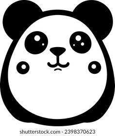 Vector silhouette of Cute hamster