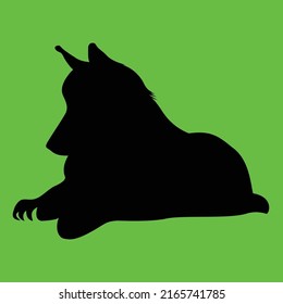 vector silhouette design any animals 