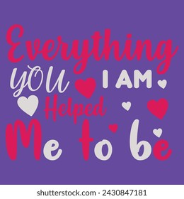 Vector Silhouette Design Asset for Mother’s Day - I Love Grandmother Logo, Mascot, Sticker, Clipart, T-Shirt
