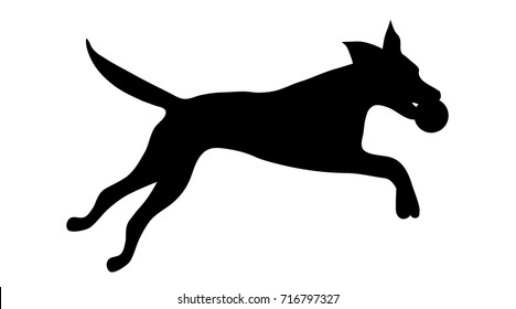 犬 シルエット 走る の画像 写真素材 ベクター画像 Shutterstock