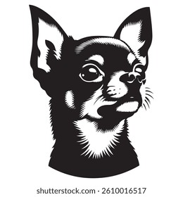 Vector silhouette of a dog, Dog illustration, Dog art, Dog drawing, Pet Animal Silhouette.