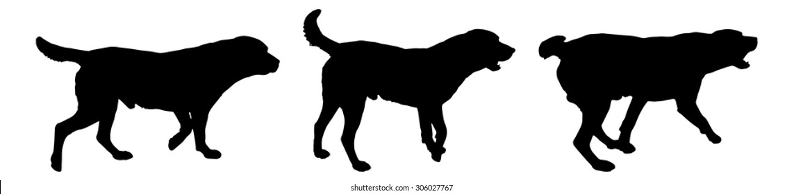 犬 歩く シルエット のイラスト素材 画像 ベクター画像 Shutterstock
