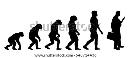 social evolution of man