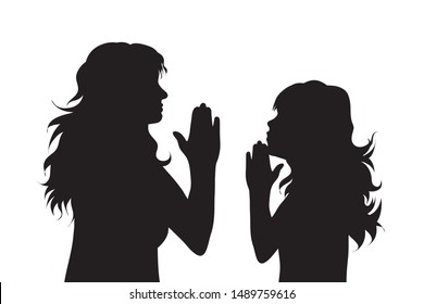 Families Praying Silhouette Images, Stock Photos & Vectors | Shutterstock