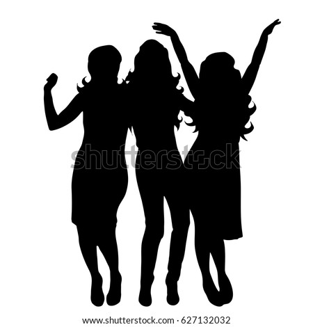 Free Free 202 Silhouette Friends Frame Svg SVG PNG EPS DXF File