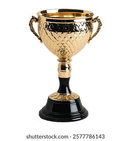 a vector silhouette golden trophy