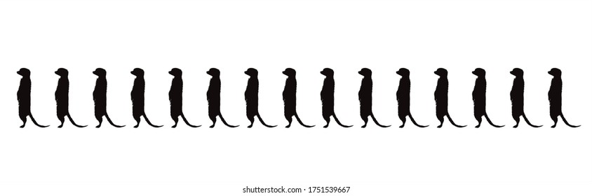 Vektorsilhouette aus einer Gruppe von Hausgeflügel auf weißem Hintergrund. Symbol der Tiere.