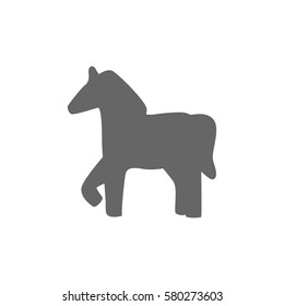 Vector silhouette of a horse icon