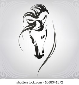 Download Horse Head Silhouette Images Stock Photos Vectors Shutterstock