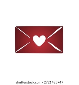 Ilustración de silueta de Vector para San Valentín