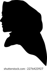 Vector Silhouette Image of Muslim Woman with Hijab, Arab Woman. For Logo Template Icon Hijab Store Muslim Store etc. graphic illustration