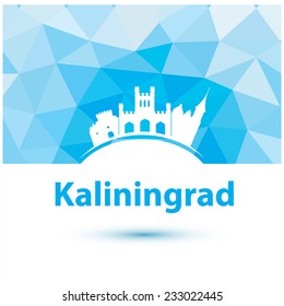 Vector silhouette of Kaliningrad