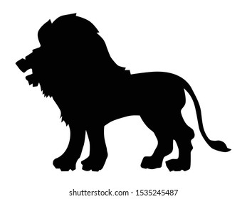 Lion Silhouette Images, Stock Photos & Vectors | Shutterstock