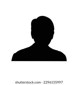 Vector silhouette of a man in a business suit standing, black color isolated on white background.Full length front, back silhouette of man.Set of businessmen vector silhouettes.