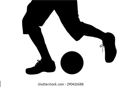 サッカー 足 蹴る のイラスト素材 画像 ベクター画像 Shutterstock