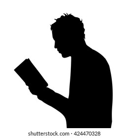 18,940 Silhouette man book Images, Stock Photos & Vectors | Shutterstock