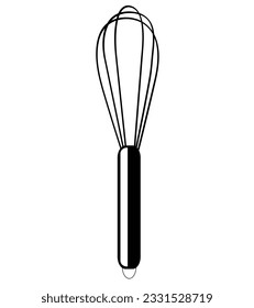 vector silhouette manual mixer, single one line art, continuous 
