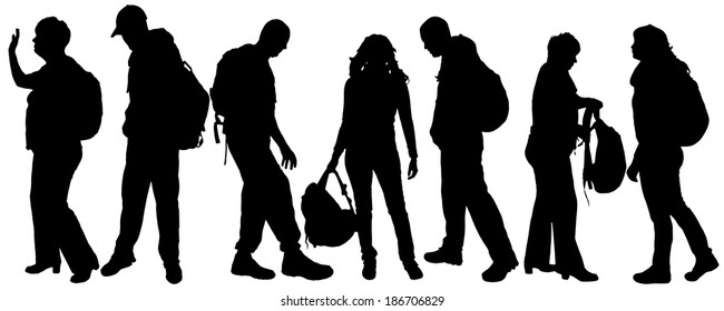 66,240 Backpack silhouette Images, Stock Photos & Vectors | Shutterstock