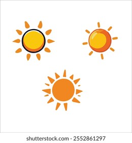 Silueta de Vector del sol naciente