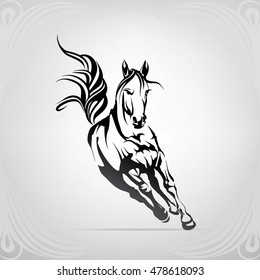 Horse Tattoo Images, Stock Photos & Vectors | Shutterstock