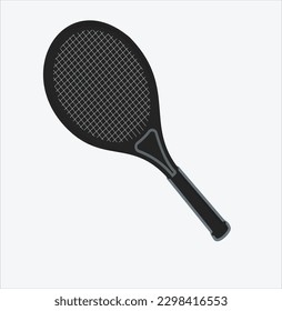 Vektorsilhouette eines Tennisschlägers
