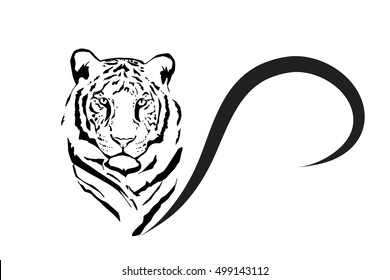 White Tiger Drawing Images Stock Photos Vectors Shutterstock First animal drawing, it was a challenge but i had a blast doing it! https www shutterstock com image vector vector silhouette tiger on white background 499143112