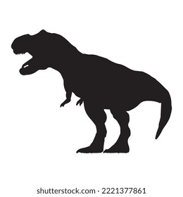 Vector silhouette of Tyrannosaurus Rex