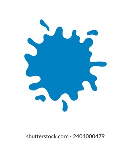Vektor Silhouette des Wasser splash blauen Farbsatz. Ideal für Logo oder Symbol und Web-Symbole.