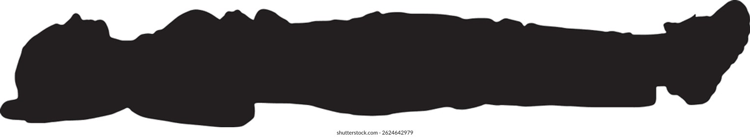  vector silhouette silhouette of woman lying on the floor looking up