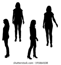 155,030 Women silhouette standing Images, Stock Photos & Vectors ...
