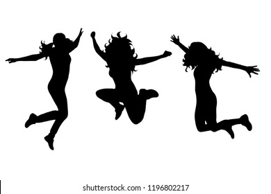 Dancing Girl Silhouette Images Stock Photos Vectors Shutterstock