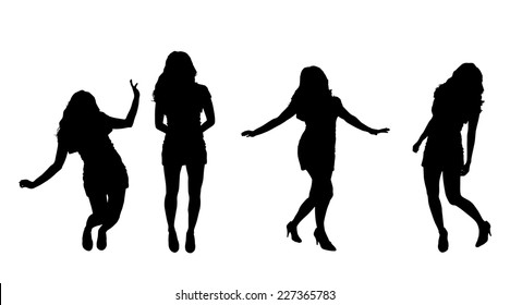 Similar Images, Stock Photos & Vectors of Vector silhouette of a people ...