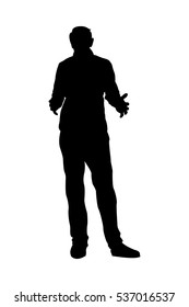 346 Man In Suit Welcome Silhouette Images, Stock Photos & Vectors ...