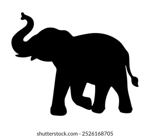 vector silhouettes of animals, lion, elephant, deer, giraffe, eagle, monkey. animal rights day