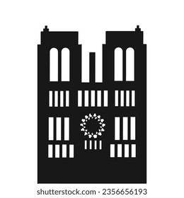 Vector silhouettes architecture vector illustration city for business.