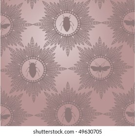 Vector silhouettes, background 35, vector illustration