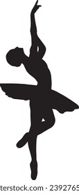 Vector silhouettes of men and women, black on an isolated white background
