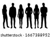 person silhouette profile
