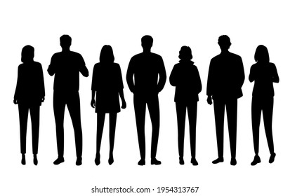 human figure silhouette vector