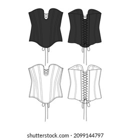Vector Silk Black and White Sleeves Streetwear Fashion Illustration Design Commercial Use