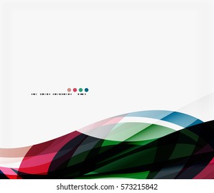 Vector silk wave background. Vector template background for workflow layout, diagram, number options or web design