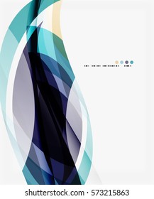 Vector silk wave background. Vector template background for workflow layout, diagram, number options or web design